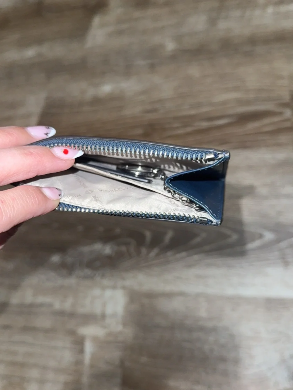 💙 Michael Kors small zip pouch/card case